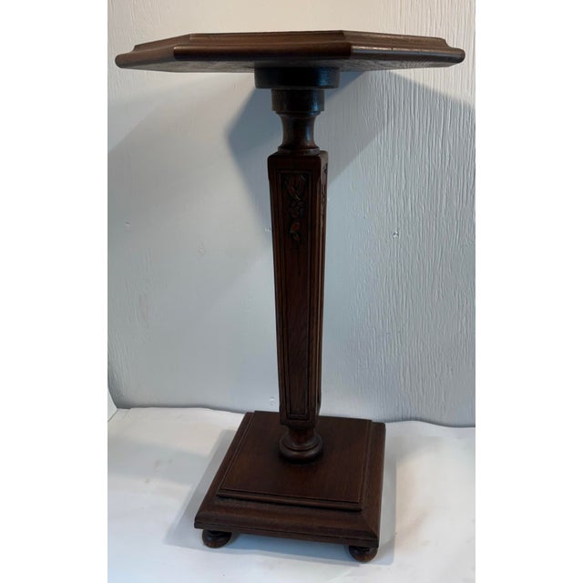 Wood Vintage French Fern Stand or Drink Table For Sale - Image 7 of 11
