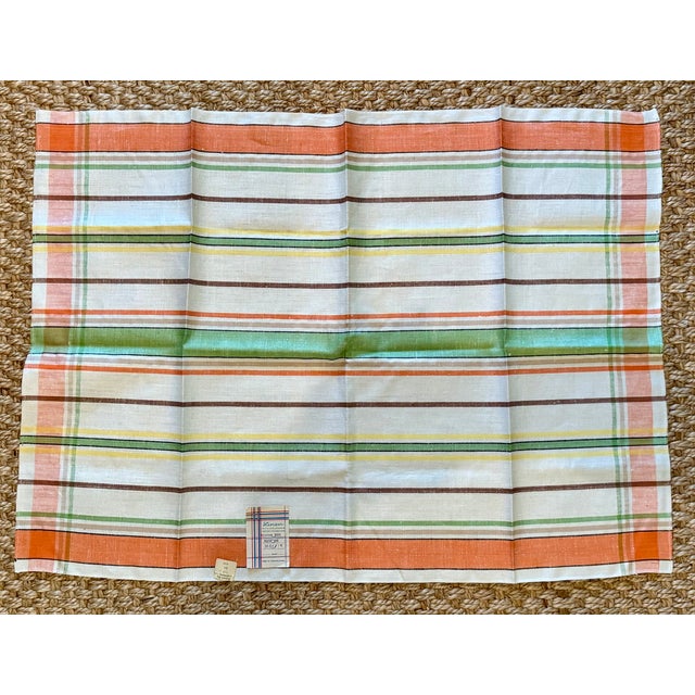 Textile Vintage Large Czech Heavy Cotten Linen Dish Towels, Set of 3 For Sale - Image 7 of 8