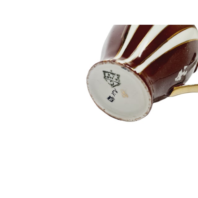 Maroon Polish Postmodern Milk Jug from Ćmielów Pottery, 1960s For Sale - Image 8 of 10