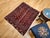 Textile Vintage Turkmen Tekke Area Rug in Allover Geometric Pattern in Brick-Red, Navy, Ivory, Brown For Sale - Image 7 of 16