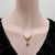 Gold Late 19th Century Victorian 14k Gold Filigree and Old European Cut Diamond Pendant Necklace For Sale - Image 8 of 9