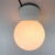 1950s Mid-Century Ceramic & Milk Glass Wall Light, 1950s For Sale - Image 5 of 8
