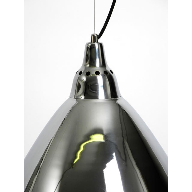 Large Pendant Lamp Headlight in Chrome-Plated Sheet Steel by Ingo Maurer, 1960s For Sale - Image 14 of 18