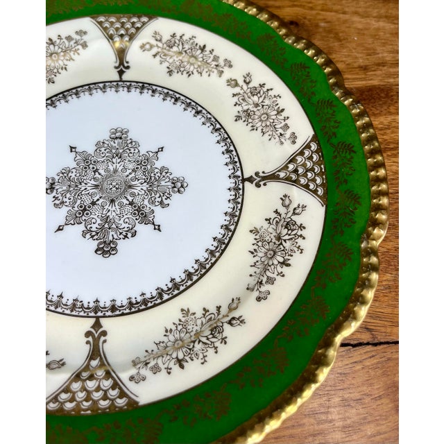 Early 20th Century Antique O & E G Royal Austrian Porcelain Plate For Sale - Image 5 of 7