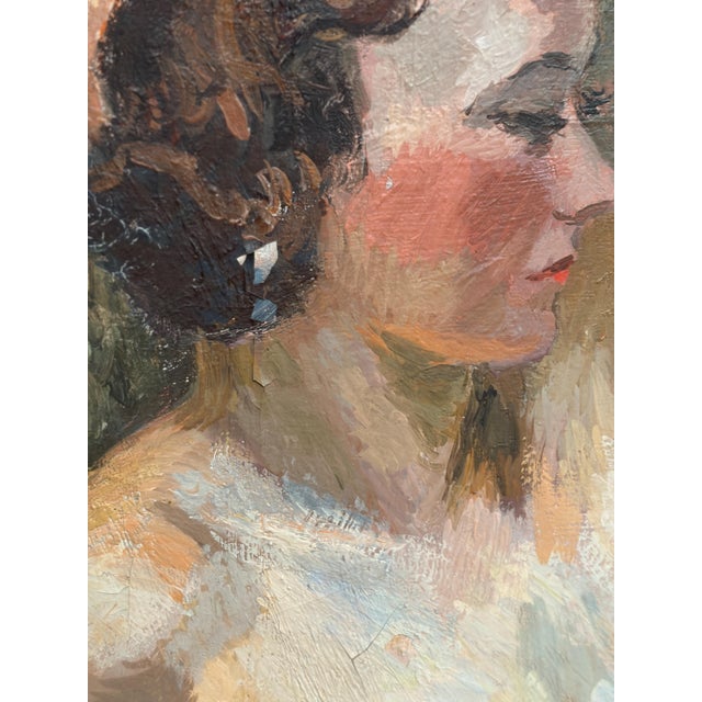 Hugo Linér, Nude Study, 1950s, Oil on Canvas, Framed For Sale - Image 10 of 18