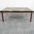 Mid-Century Modern Mid Century Modern Coffee Table Rectangular Marble Rosewood Metal Steel Stone For Sale - Image 3 of 12