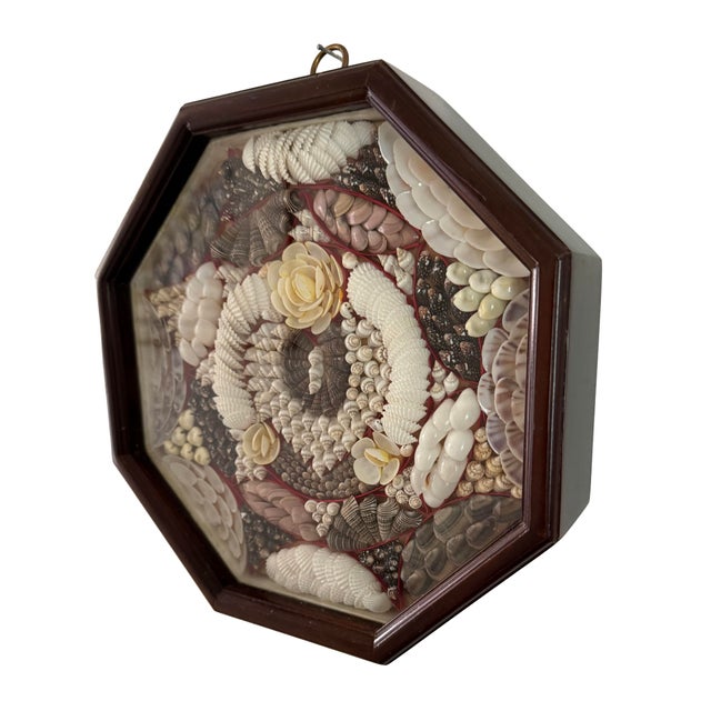 Mid-Century Modern Vintage Sailors Valentine For Sale - Image 3 of 5