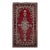 1940s Vintage Persian Kashan Area Rug, Wool on Cotton, Floral Design For Sale