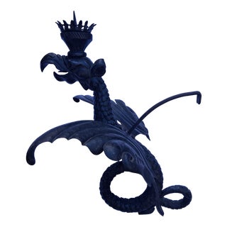 Wooden Dragon Wall Sconce For Sale