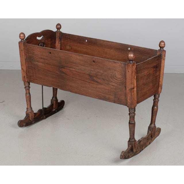 French Country 19th Century French Country Baby Crib For Sale - Image 3 of 11