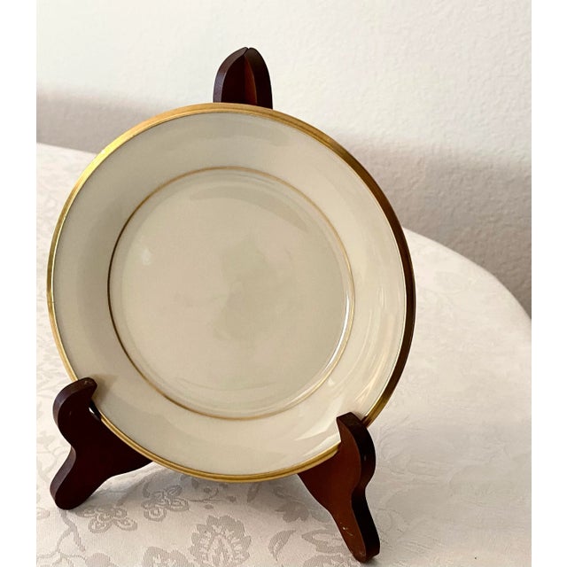 Lenox Late 20th Century Lenox Eternal Bread & Butter Plate Vintage Excellent "Mint" Condition For Sale - Image 4 of 7