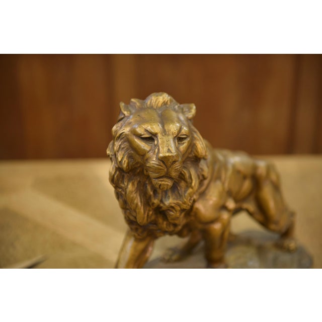 A. Fagotto, Lion Sculpture, 1920s, Terracotta, in Very Good conditions. Designed 1920 to 1949 I have official proof of...