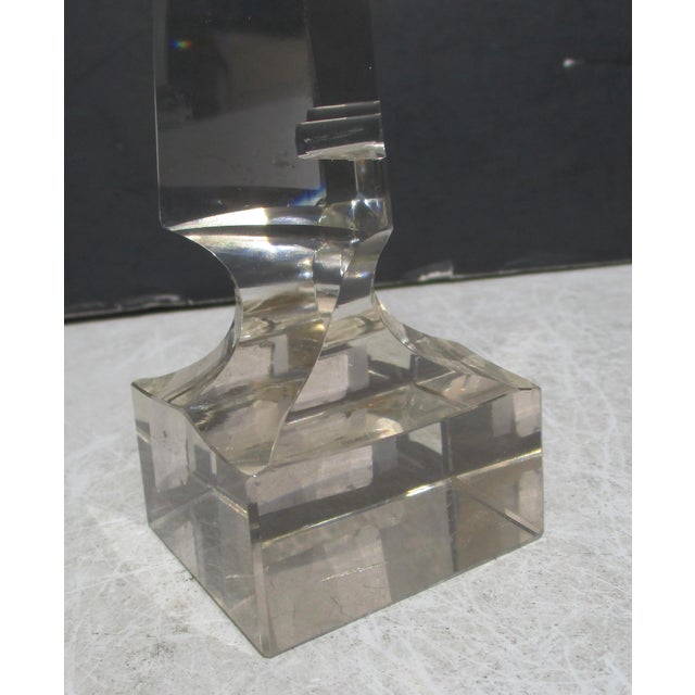 Victorian Crystal Obelisk Optical Trick. Topiary For Sale In New York - Image 6 of 7