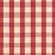 Contemporary Sample - Schumacher Camden Cotton Check Fabric in Red For Sale - Image 3 of 3