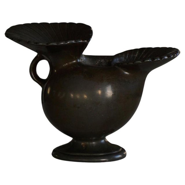 Art Deco Scandinavian Danish Model D‑118 Diskometal Vase from Just Andersen, 1930s For Sale - Image 16 of 16