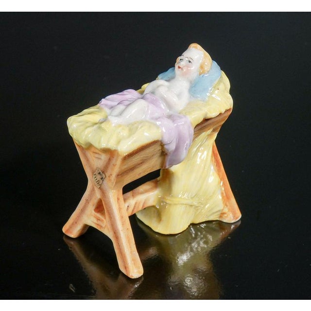 German Porcelain Nativity Scene from Kister, Set of 6 For Sale - Image 4 of 18