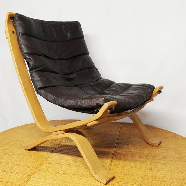 Black Vintage Danish Leather Lounge Chair from Bramin Møbler, 1970s For Sale - Image 8 of 14