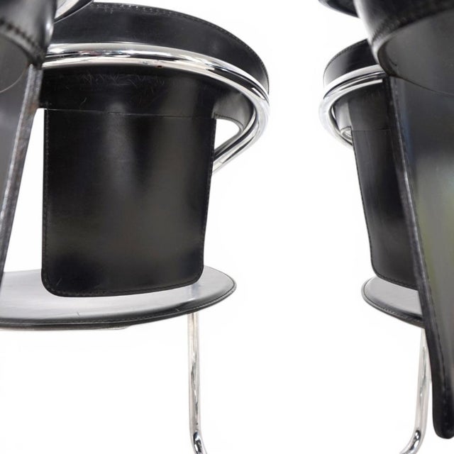 Dining Chairs by A. Rizzatto for Lo Studio, 1980s, Set of 4 For Sale - Image 17 of 18