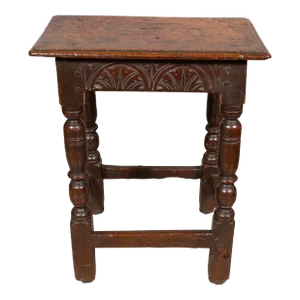 Jacobean Oak Joint Stool