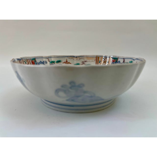 Japanese Antique Japanese Imari Porcelain Bowl For Sale - Image 3 of 7