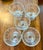 Mid 20th Century Mid 20th Century Libbey Glass Pedestal Bowls - Set of 5 For Sale - Image 5 of 12