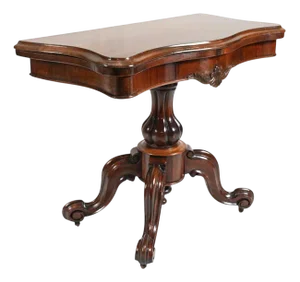 Antique Victorian Games Table, 1860