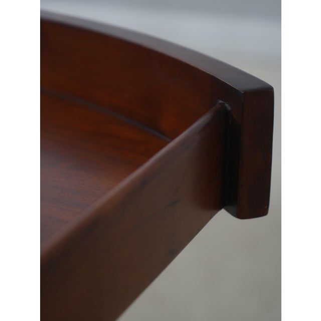 Theodore Alexander Theodore Alexander Burl Wood Swirling Teardrops Center Table For Sale - Image 4 of 18