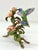 Metal Jay Strongwater Dawn Hummingbird Tableau With Swarovski Crystals - Flora and Fauna Collection For Sale - Image 7 of 18