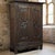 Exceptional 18th century Country French Normandy armoire hand crafted from solid oak, distinguished by unusually elaborate...