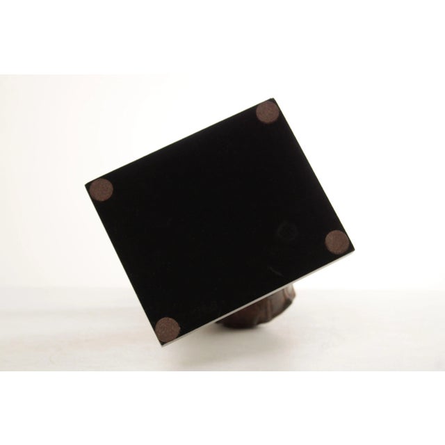 Late 20th Century Art Deco Style Figural Bronze Decorative Statue For Sale - Image 12 of 12