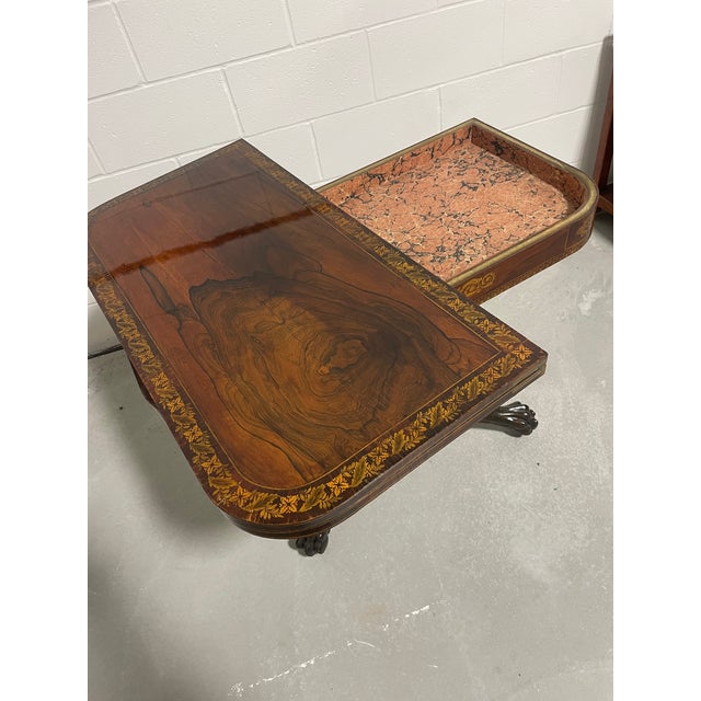 Antique Flip-Top Games Table For Sale - Image 16 of 18