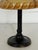 Art Deco Scandinavian Table Lamp with Amber Glass Shade For Sale - Image 3 of 14