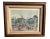 Street Art 1960s Vintage Framed Watercolors of Paris Street Scenes, Set of 2 For Sale - Image 3 of 11