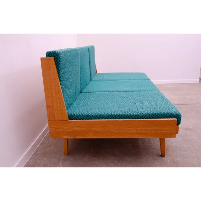 Mid-Century Folding Sofa Bed from Drevotvar, Czechoslovakia, 1970s For Sale - Image 15 of 17