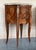 Pair Antique French Louis XV Marquetry marble top nightstands offer a lot of style in diminutive packages! The subtle...