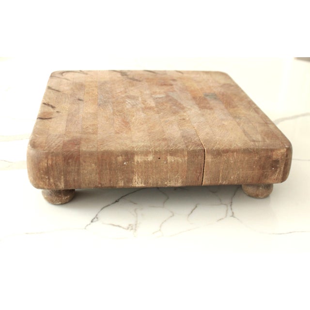 Mid-Century Modern Mid-Century Butcher Block Chopping/Carving Board For Sale - Image 3 of 4