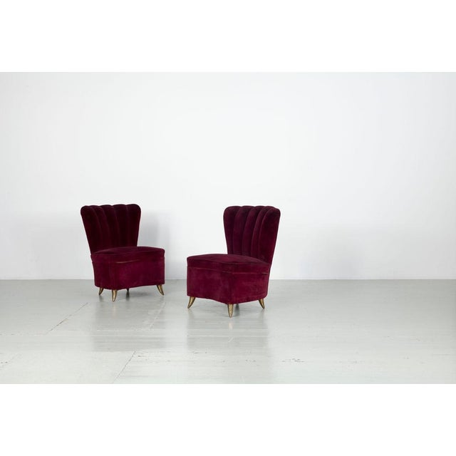 Sofa and Armchairs attributed to Isa Bergamo, 1950s, Set of 5 For Sale - Image 4 of 18