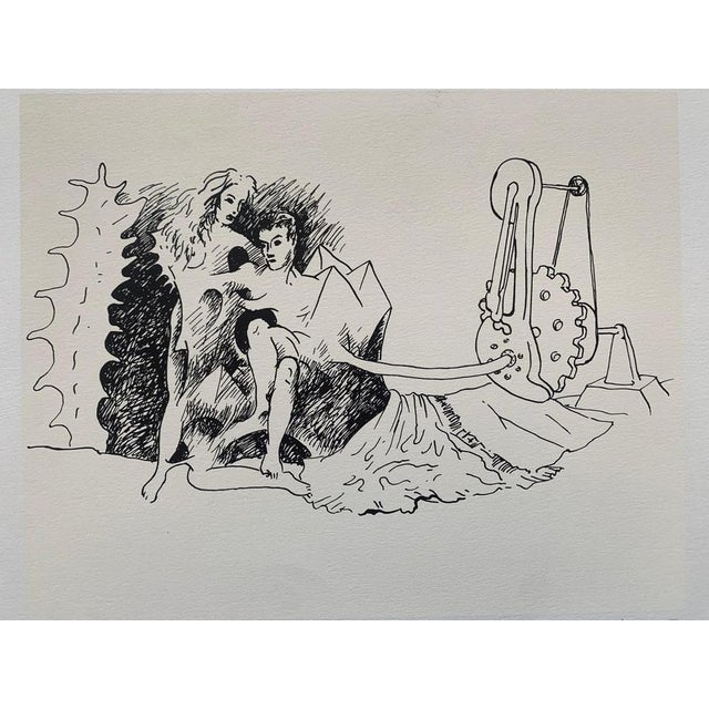 Marcel Jean, Surrealist Composition, 1960s, Lithograph For Sale - Image 3 of 6