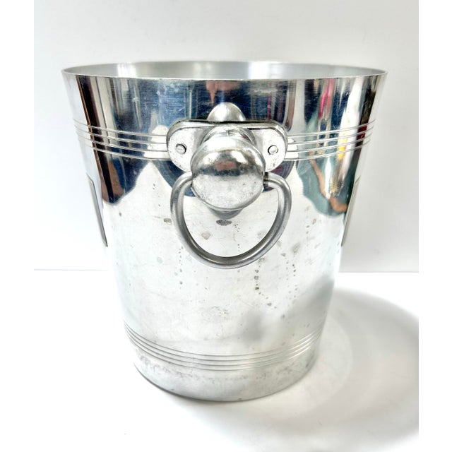 Vintage French Champagne Bucket “Piper” Ice Bucket For Sale - Image 4 of 7