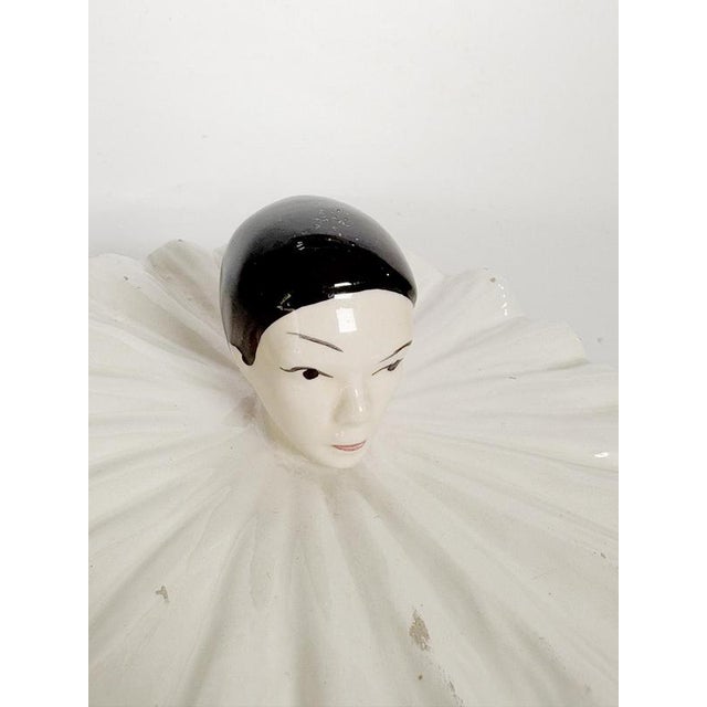 1970s White Ceramic Pierrot Box, France, 1970s For Sale - Image 5 of 17