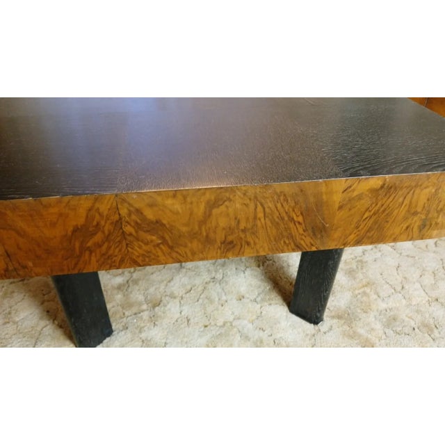 Brown Art Deco Table and 6 Chairs For Sale - Image 8 of 14