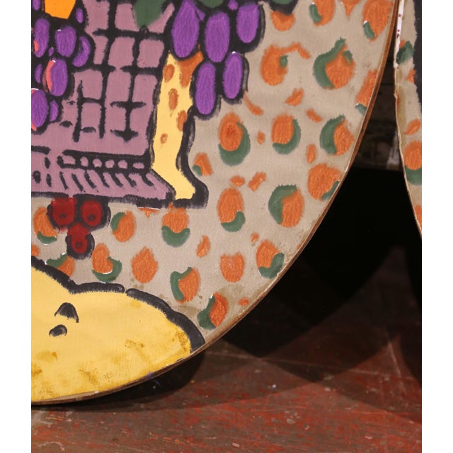 Pair of 19th Century French Louis XVI Oval Walnut Mirrors With Ribbon Crest For Sale - Image 9 of 9