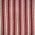 Designer P Kaufmann Pk Lifestyles Cream & Rusty Red Frontier Cardinal Ticking Stripe Fabric Sample For Sale