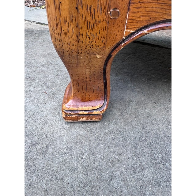 Vintage Drexel Heritage "South of France" Provincial Oak Accent Cabinet For Sale - Image 16 of 16