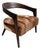 Deco Rustic Horseshoe Arm Chair For Sale