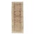 Vintage Turkish Kars Gallery Rug With Soft Taupe and Mocha Geometric Design For Sale