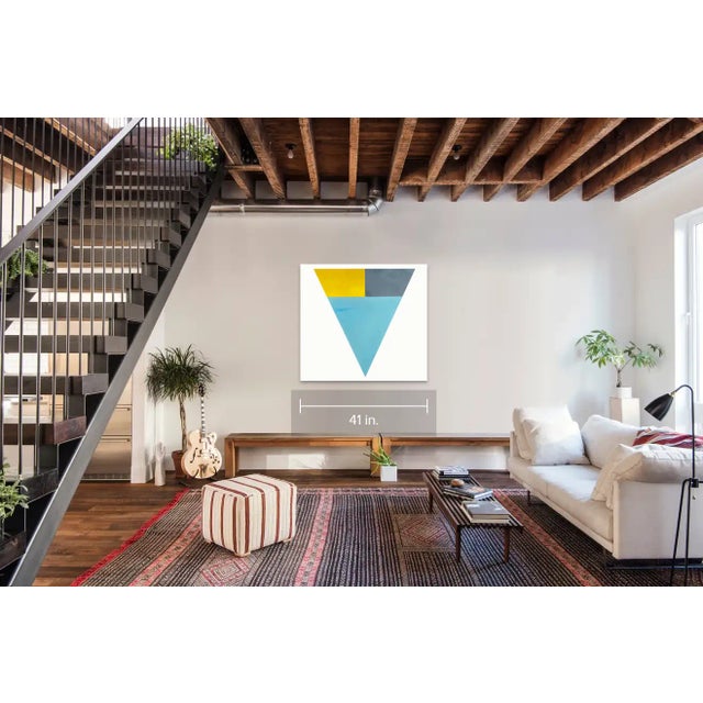 Modern William Finlayson Jr., Modern Acrylic Painting on Panel Titled: "2nd Tri", 2021 For Sale - Image 3 of 13