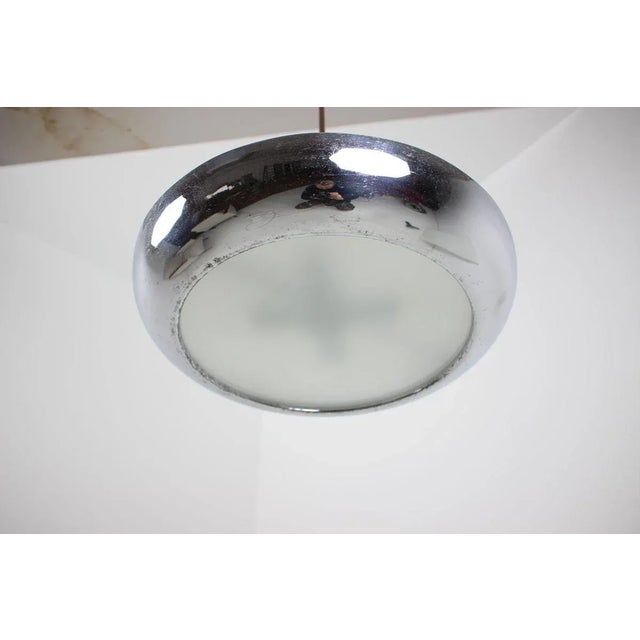 - made in czechoslovakia - made of chrome - re-polished - fully functional - chrome part has some signs use - 4x e26 or...