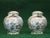 Ceramic Antique Salt & Pepper Shakers Satsuma Porcelain Gold Beaded Very Ornate For Sale - Image 7 of 12
