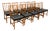 Modernist Model 620 Chairs in Walnut by Josef Frank for Svenskt Tenn, 1940s, Set of 10 For Sale